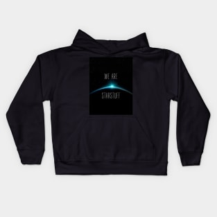 We Are Starstuff - Rising Sun in Space - Black - B5 Sci-Fi Kids Hoodie